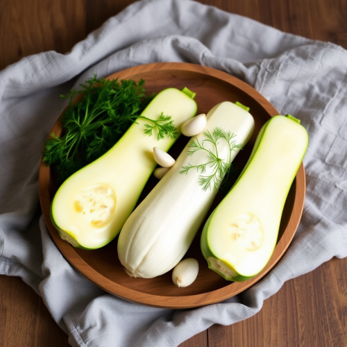 Кабачки белые